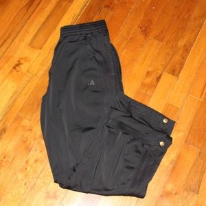 Black Adidas Warmup Sweatpants Sz Medium